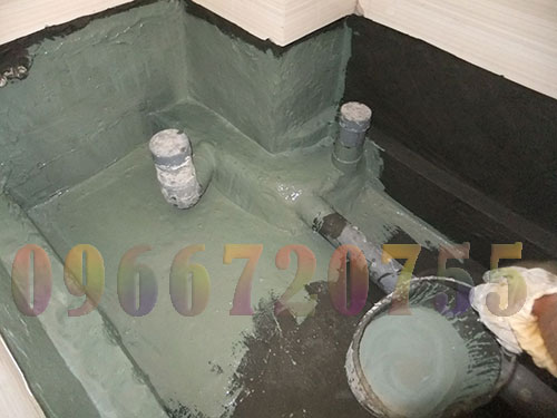 chống thấm cổ ống tại mê linh